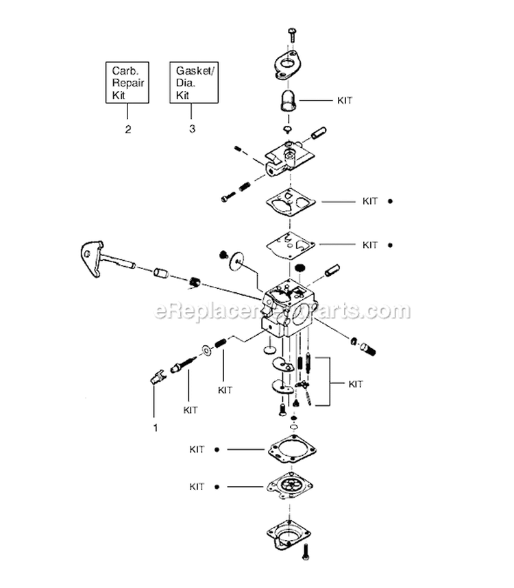 Page A Diagram and Parts List for TE400CXL Type 4 Weed Eater Trimmer
